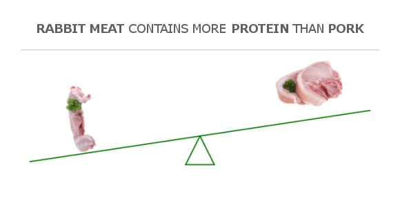 Comparison of Rabbit Meat vs. Pork