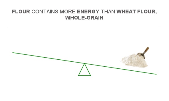 WHITE FLOUR VS WHEAT FLOUR NUTRITION FACTS visual data 7
