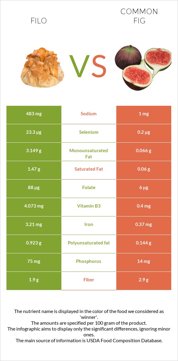 Filo vs Figs infographic