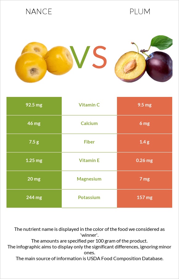 Nance vs Plum infographic