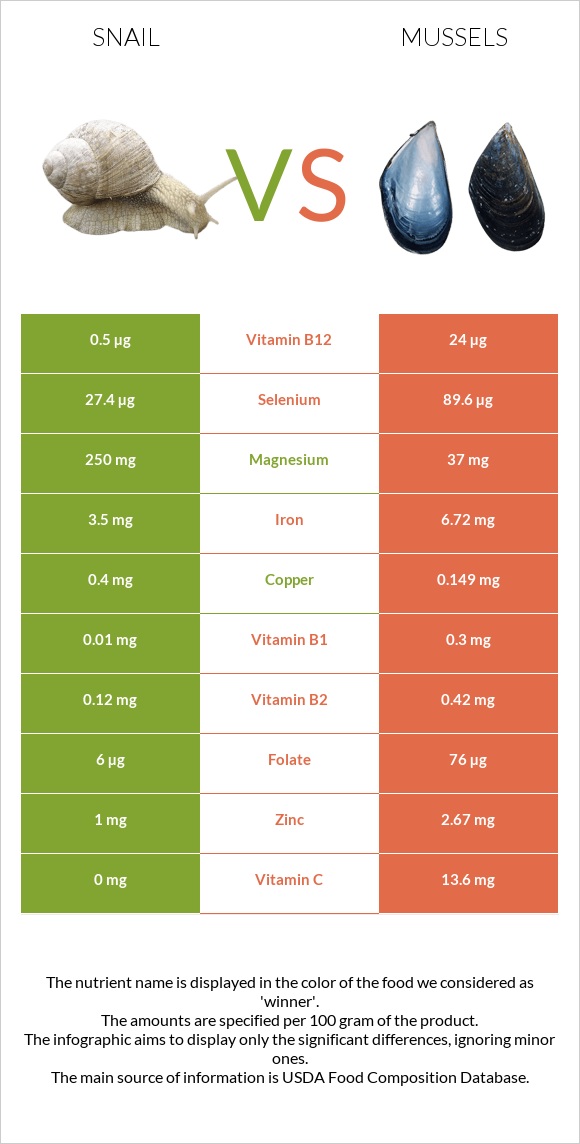 Խխունջ vs Միդիա infographic