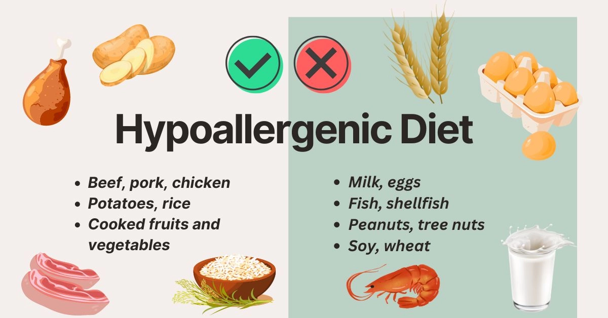 Hypoallergenic Diet food to eat and avoid