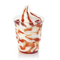 Ice cream sundae cone