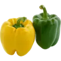 Peppers, sweet, yellow, raw