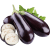 Eggplant, cooked, boiled, drained, with salt