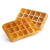 Waffles, plain, frozen, ready-to-heat