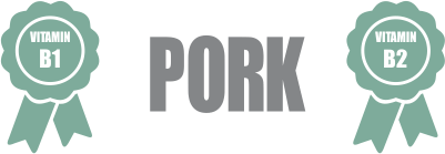 Comparing vitamins of pork and beef
